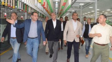 شركة مصر للغزل والنسيج تستقبل وزير زراعة مدغشقر لبحث فرص التعاون المشترك